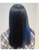 アジールヘア 池袋東口店(agir hair)&nbsp;ブリーチ/エンドカラー/インナーカラー/ブルー/パープル/池袋