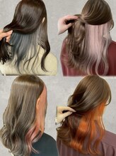 錦糸町でも可愛いデザインカラーが出来る♪(錦糸町/錦糸町インナーカラー/錦糸町ブリーチ/錦糸町学割U24)