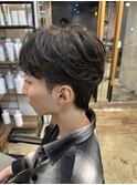 MEN’S HAIR/ブルーブラック/フェザーパーマ/守谷