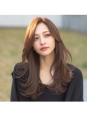 韓国風ロングレイヤー