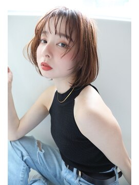 フィガロ ウメダ(FIGARO UMEDA) フェイスレイヤー×ショートボブ