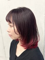 ミリィバイアヤラ 船橋店(MIRYI by ayala)&nbsp;【AYAKA】レッドエンドカラー/ミディアムレイヤー