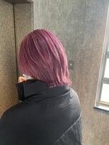 タイドヘアー 高槻店(TIDE HAIR) ウルフカット×ピンク