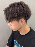 メンズパーマ/ツイストスパイラル/サーフカール/men's/眉毛