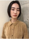 ボブ/顎上ボブ/長め前髪
