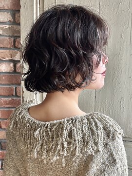 ボコカ(bococa) 【macana指名】デジタルパーマゆるふわパーマミニボブパーマ