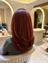 リリー 鷺沼店(RILLY)&nbsp;〈キシタクヘアー〉髪質改善カラー×レッドオレンジブラウン