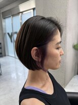 バディ 中野駅前店(BUDDY)&nbsp;ボブ×イヤリングカラー【中野美容室/新中野】