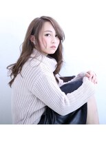 フロール(florun)&nbsp;【セミロング】ラベンダーアッシュカール