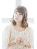 透け感たっぷりミックスカール[横浜美容室30代40代50代]