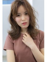 アコロン(acoron)&nbsp;小顔_デザインカラー_厚めバング_ローライト_スリークボブ