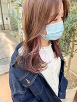 テトラ バイ ネオリーブ 横浜西口店(tetra by neolive) 春カラーでピンクインナーカラー☆