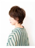 大人パーマ×ショート