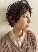 【天神 今泉 大名】ニュアンスウェーブ　ピンクベージュ