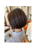 前下がりボブスタイル☆