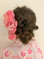 ユッカ エコル 塚口(YUCCA ekolu)&nbsp;【ekolu ANNA】夏祭りセット/浴衣ヘアー/編み込みアレンジ