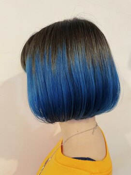 アカラ ヘアー(Akala Hair) ブルー　グラデーション