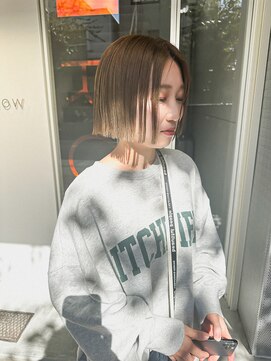 イロウ 山口どうもん店(IROW) ことりベージュ/ブリーチなし/ハイトーンカラー