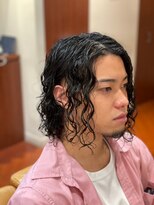 スカイ 亀戸店 (sky)&nbsp;ハイライト/マッシュパーマ/アッシュブラック<理容室>[亀戸]