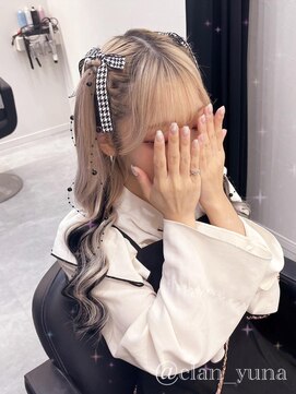 ヘアセット クラン ソア 心斎橋店(hair set Clan soar) ハーフツイン【クランソア】ヘアセット/ヘアメ/心斎橋