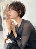 30代/40代/50代◎絶壁解消/白髪ぼかし/大人ショートボブ【湯本】