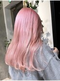 ホワイトピンクラベンダーダブルカラーケアブリーチインナー