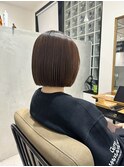 【Cuem菅原】bob切りっぱなし髪質改善縮毛矯正バイカルテ