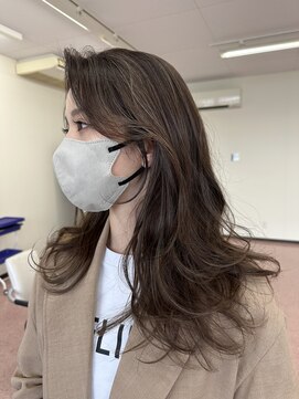 ヴァイス 渋谷店(VAICE) ハイライトカラー/ココアブラウン/レイヤーカット［渋谷/前髪］