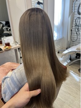 レピー(Repit)の写真/【似合わせカラー】透明感あふれるカラーがダメージレスに叶う！ハイライトやインナーカラーも楽しめる♪
