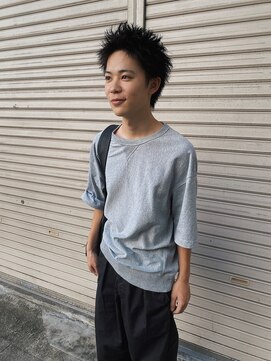 ハイセンス(HISENSE) メンズスパイキーショートベリーショートダークアッシュ【GIA】