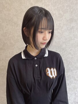 シオ ヘアー デザイン(Sio. hair design) 軽めのミニボブ