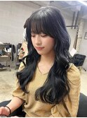 青みたっぷりブルーブラック