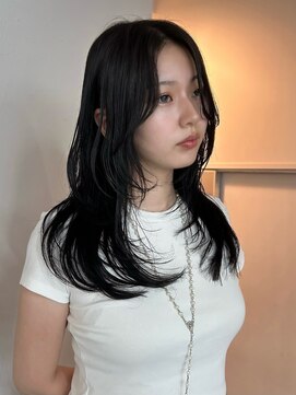 カシェル(cashel) ブルーブラック×ハッシュカット