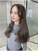 赤み消しカラー×小顔レイヤー×韓国風巻き×髪質改善