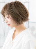 浦和/髪質改善/パールベージュ☆ふんわりハッシュボブf