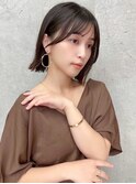 20代・30代_大人かわいい_ぱつっとボブ