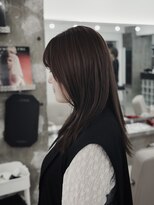 ディジョン 自由ヶ丘(Dijon)&nbsp;韓国顔まわりレイヤーカットグレージュオリーブベージュブラウン