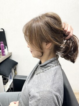 シュガー バイ エクラート 立川南口店(SUGAR by ECLART) おくれ毛/顔まわりカット/似合わせ/モミレゲ/サイドバング/立川