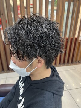 クオリス 上福岡店(QUALIS) 冬メンズパーママッシュウルフ×サーフカール