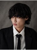 マッシュウルフ×ウルフマッシュ×スパイラルパーマ×men's