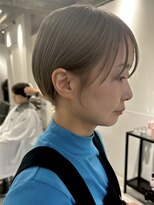 アワイ 池袋 椎名町店(awai)&nbsp;ショート/耳掛けショート/コンパクトショート/ブリーチ/ベージュ