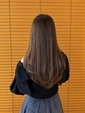 オーガニックエコ 川越(organic+eco) 20代30代夏サラツヤロング/イルミナカラーベージュ/髪質改善