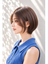 テラ(terra)&nbsp;大人可愛い丸みショートボブ/20代30代40代