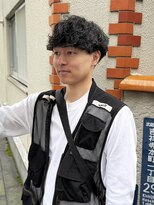 オムファミーユラグ(homme, famille raugh) シャドウパーマ