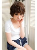 【lamphair 】黒髪◎パリジェンヌショート♪No.1