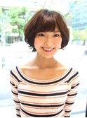 外ハネエアリーボブ