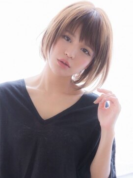 ルーチェ 綱島(Luce) 大人かわいいバレイヤージュとろみワンカール小顔モードボブ