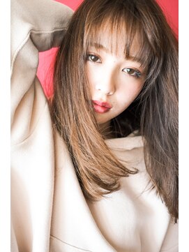 ミラレスカ 栄(MIRA RESCA) ミラレスカ 前髪パッツンの切りっぱなしボブbyウラタニ