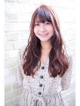 エルサフィロ キタハマ(el zafiro kitahama) 【el zafiro  kitahama】シアー　ピンク　ウェーブ