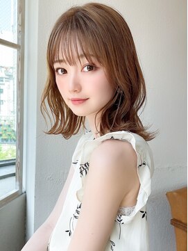 シルクレイ 吉祥寺店(Silk-lei) 小顔外ハネセミディ×ウザバング 20代30代/Silk-lei吉祥寺